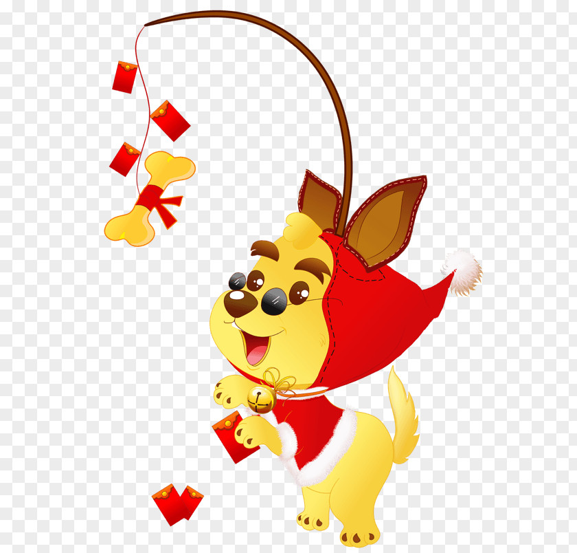 Dog Head Chinese New Year Image Vector Graphics Design PNG