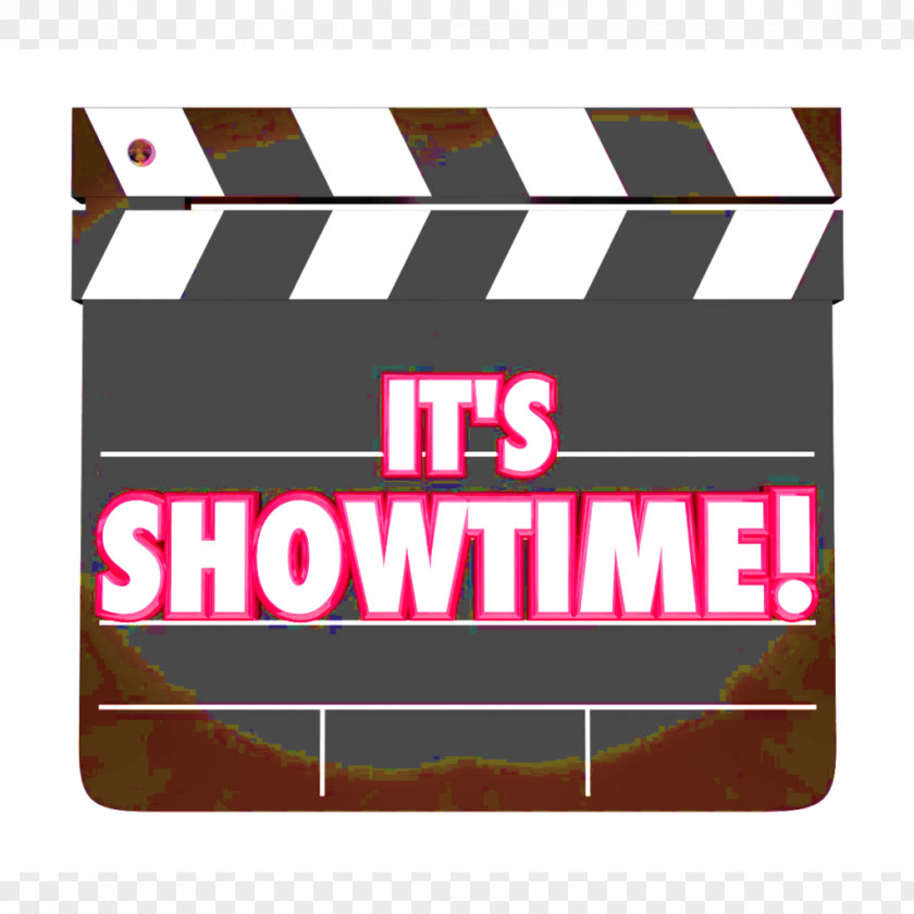 SHOWTIME Clapperboard Photography Film PNG