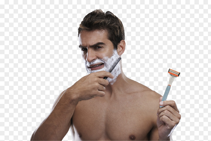 Gillette Razor Shaving Straight Beard Facial Hair PNG