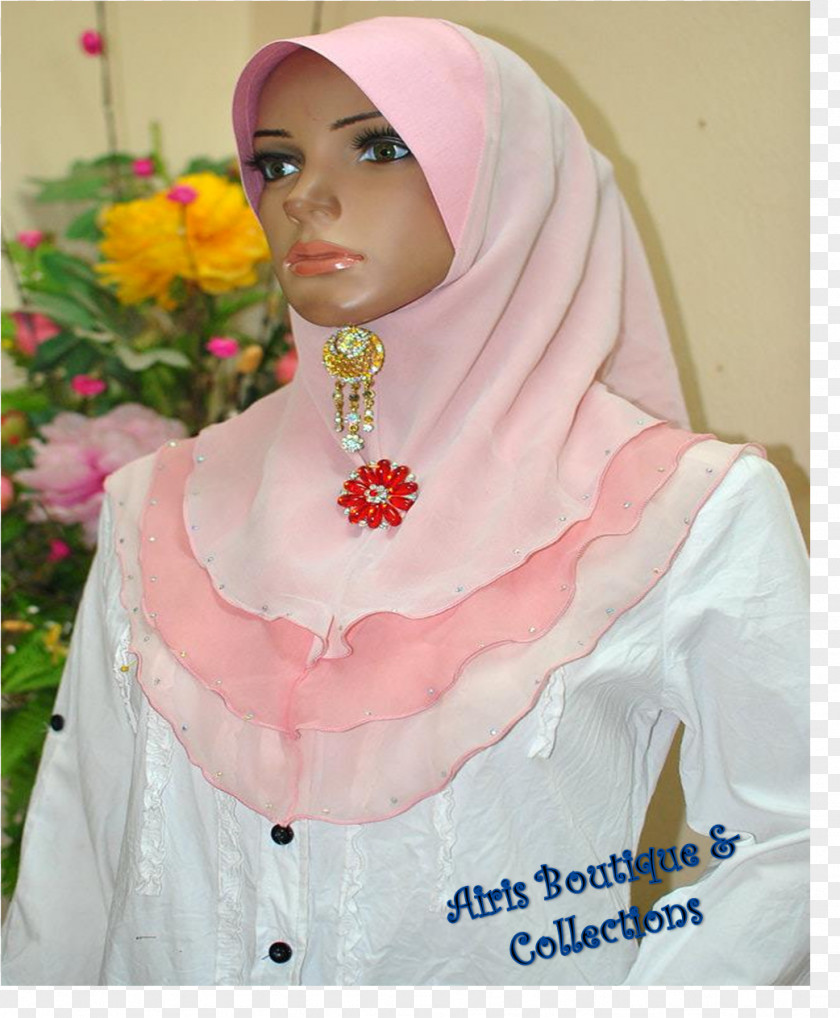 Lebaran Outerwear Neck Pink M PNG