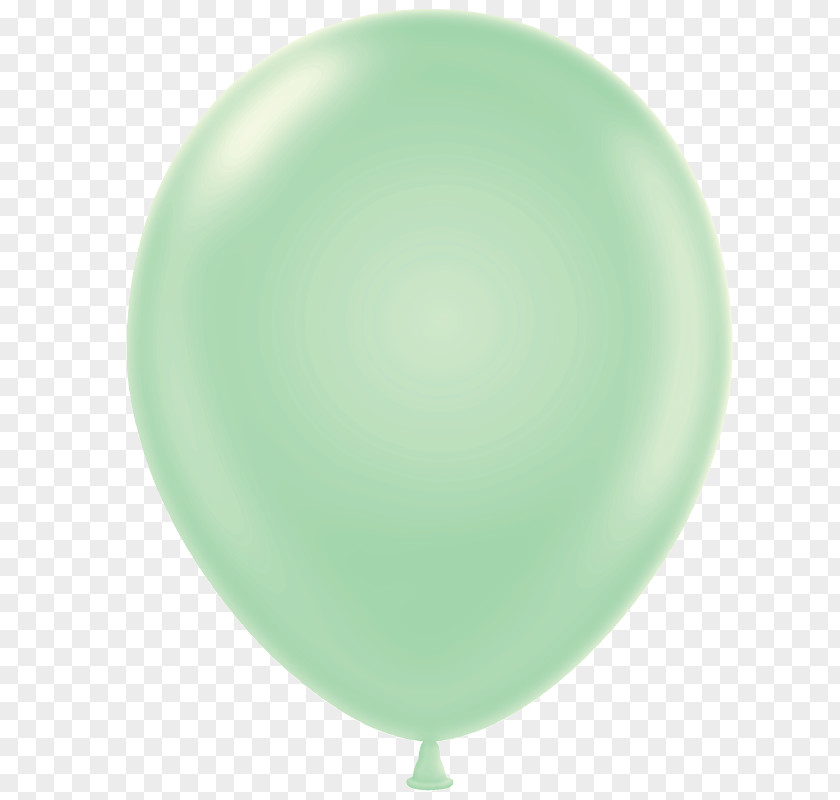 Mint Gas Balloon Green Toy Party PNG