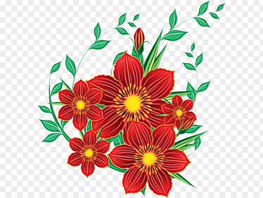 Flowering Plant Cut Flowers Flower Red Clip Art Petal PNG