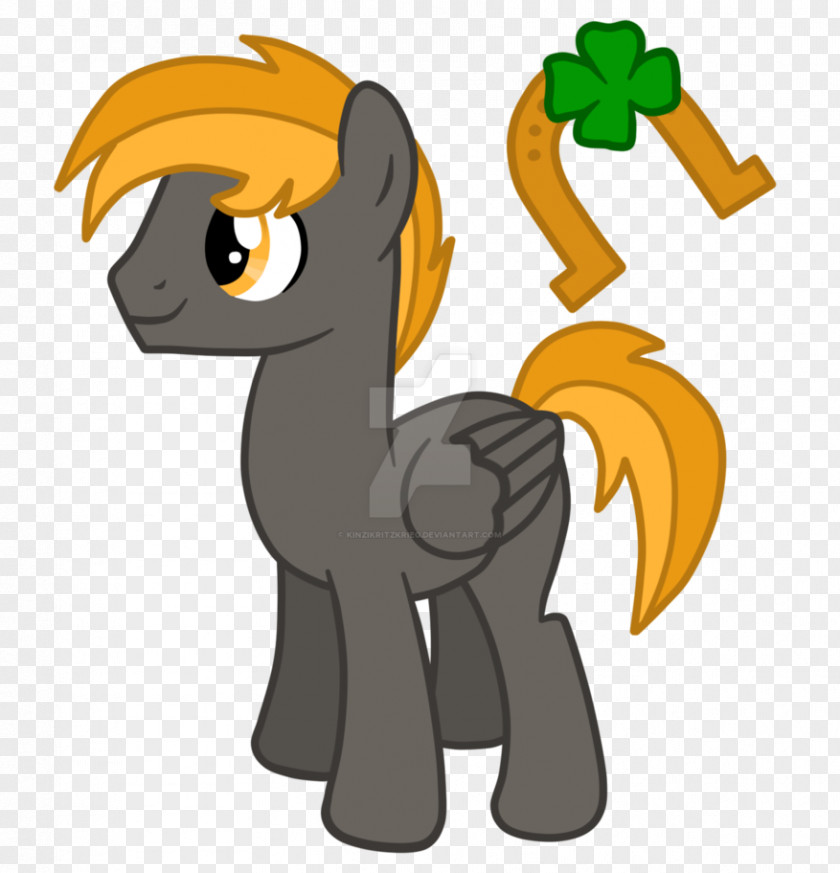 Sandy Vector Pony Horse Character Clip Art PNG