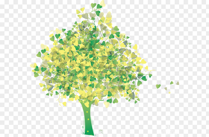 Spring Tree Drawing Heart Stock Photography PNG