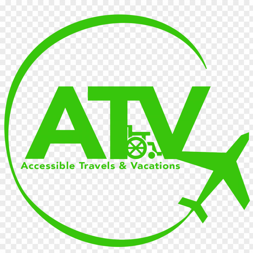 Vacation Logo Brand Wheelchair Font PNG