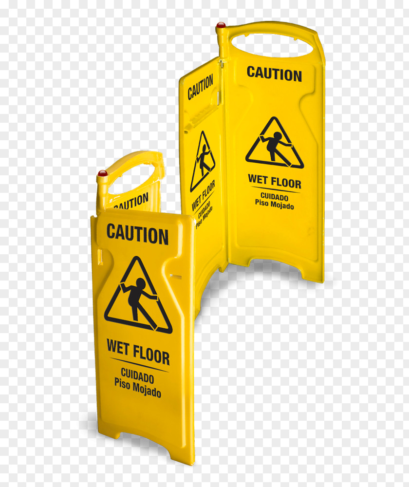 Wet Floor Sign Signage Mop Warning PNG