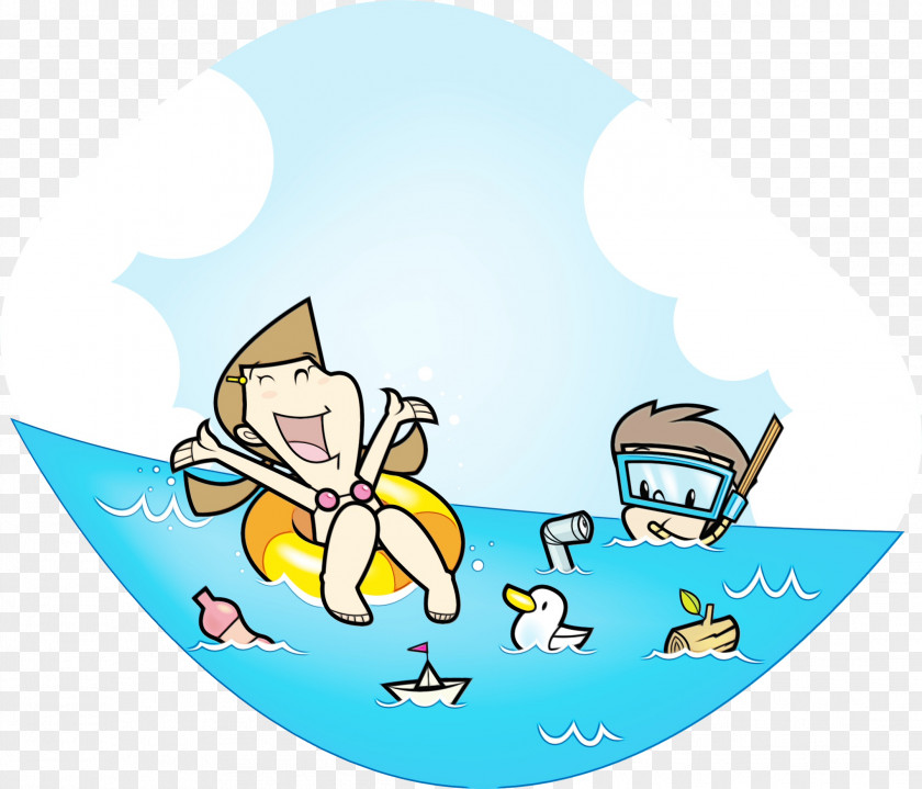Cartoon Character Water PNG