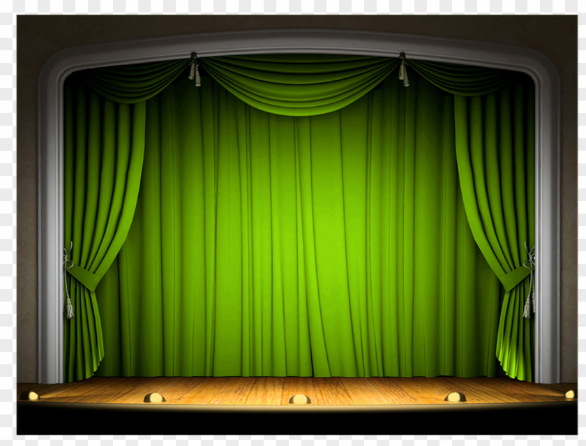 Curtains Theater Drapes And Stage Theatre PNG