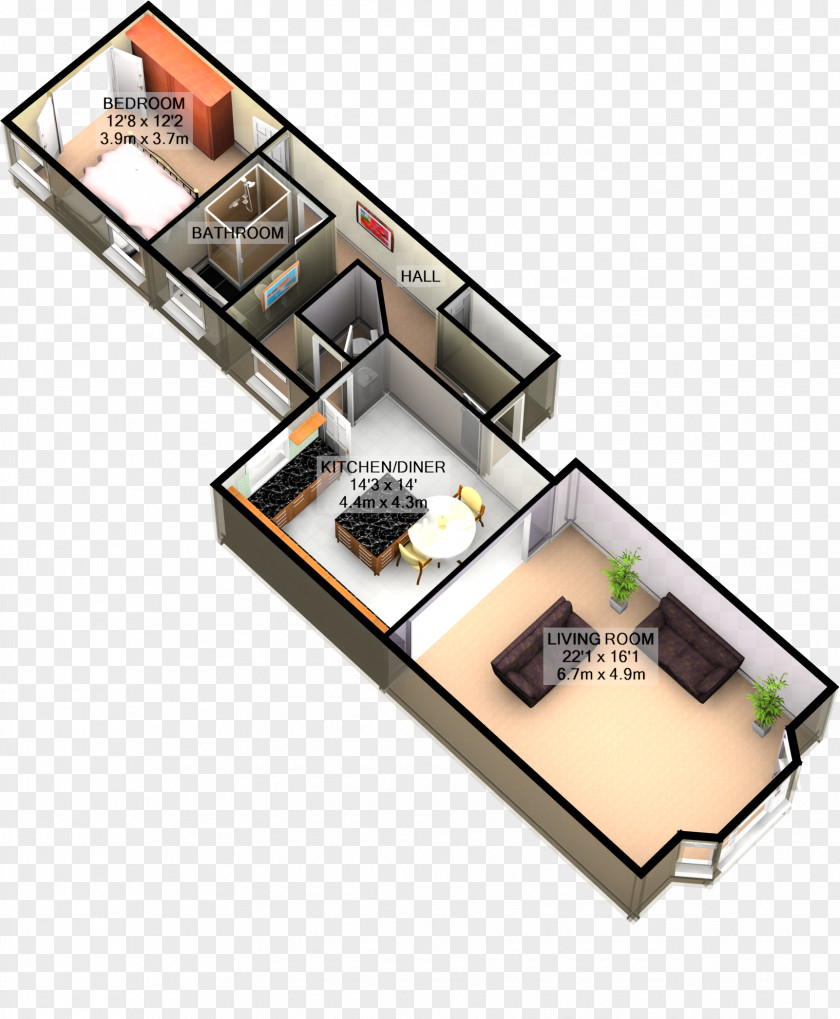 Design Floor Plan Angle PNG