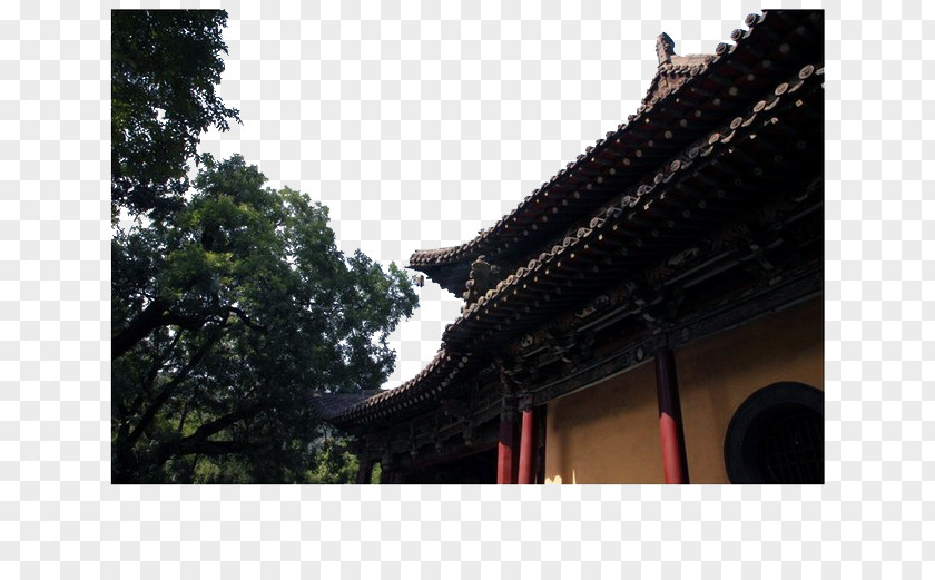 The Partial Temple In Shrubs Of Shanxi Jinci Quanshengzhai Roof Stock Photography Facade PNG