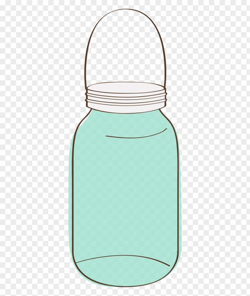 Glass Bottle Mason Jar Water Bottles PNG