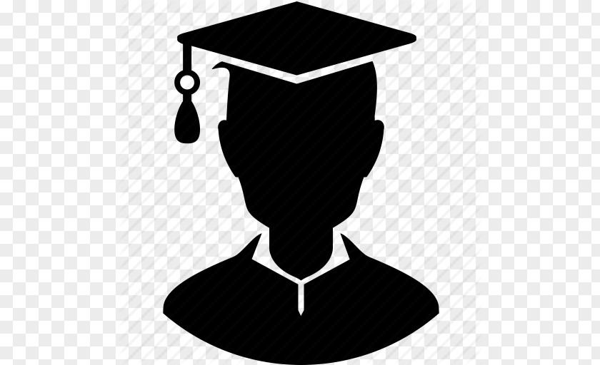Graduate Cap With Man Academic Degree Diploma Education PNG