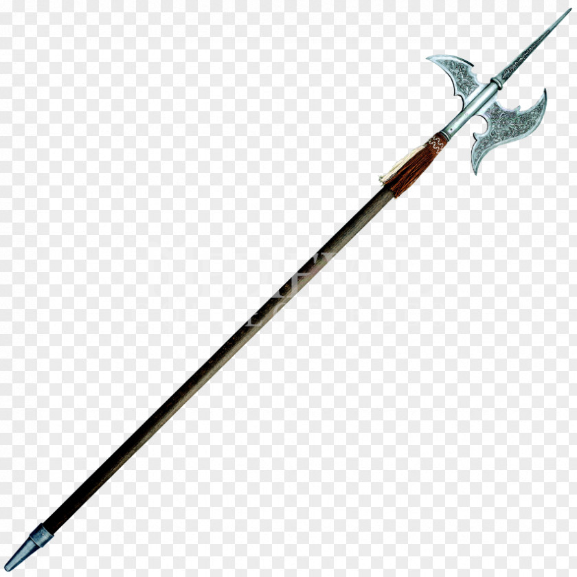 Halberd Bardiche 16th Century Knight Spear PNG