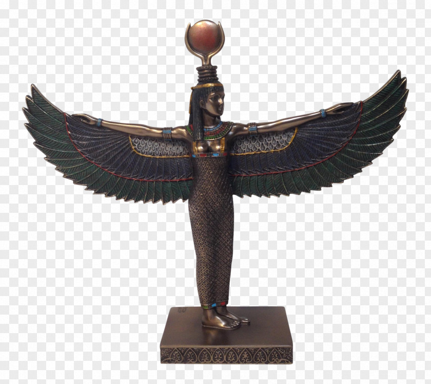 Hand-painted Wings Ancient Egyptian Deities Isis Mythology PNG