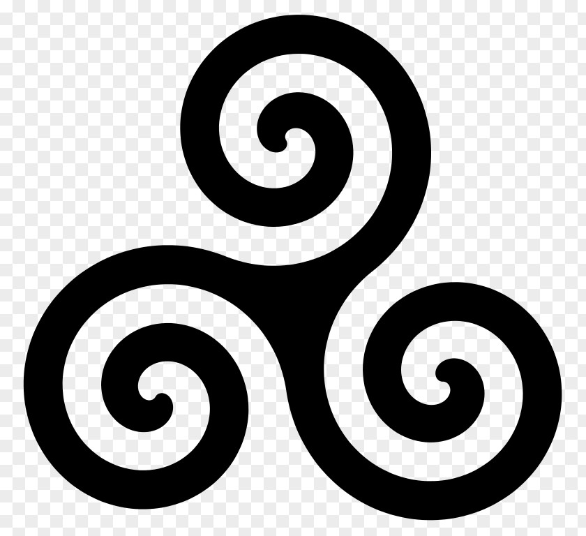 Symbol Archimedean Spiral Triskelion Celts PNG