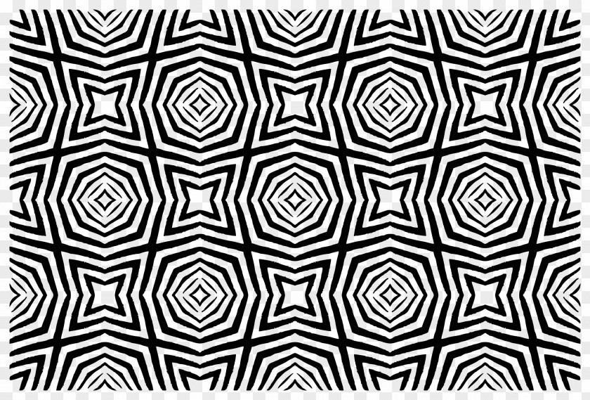 Zebra Op Art Pattern PNG