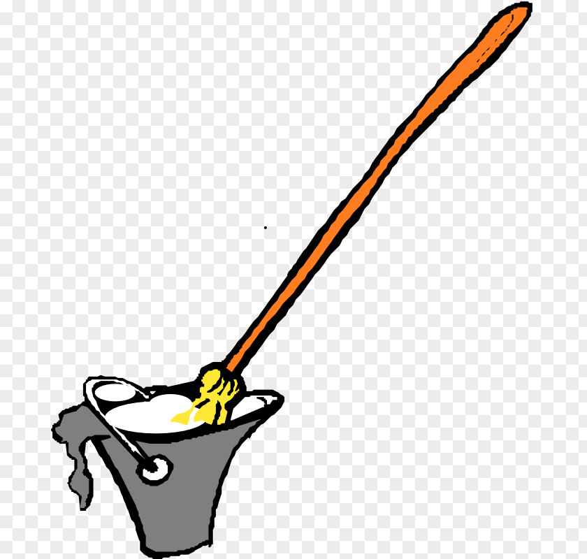 Image Of A Bucket Mop Cleaner Clip Art PNG