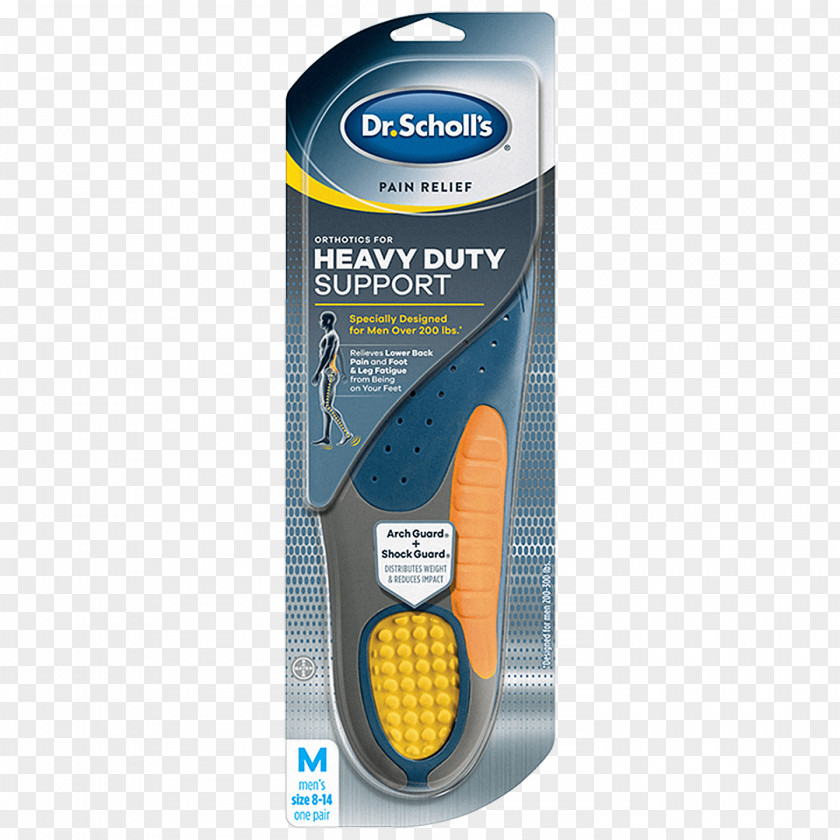 Insole Dr. Scholl's Shoe Insert Orthotics Size PNG