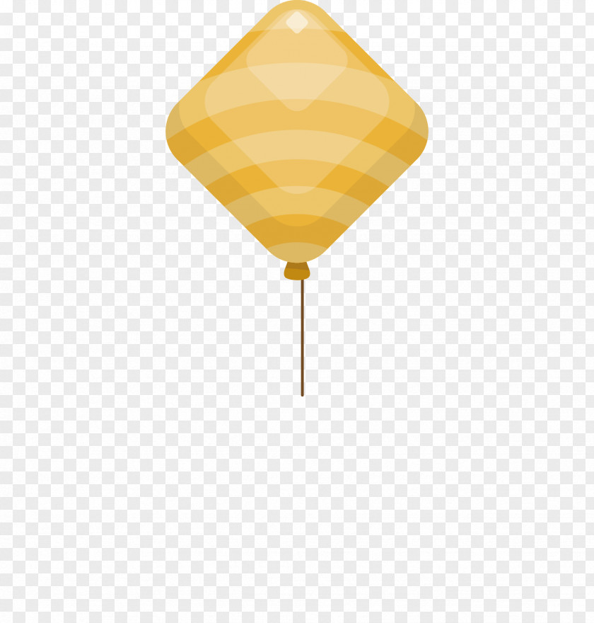 Funny Cartoon Balloon Yellow Pattern PNG