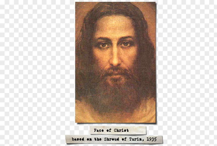 Holy Face Of Jesus Depiction Shroud Turin Bible God PNG