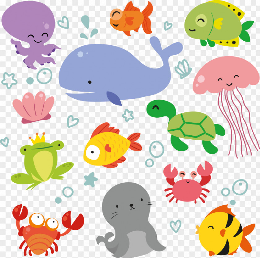 Sea Animal Clip Art PNG