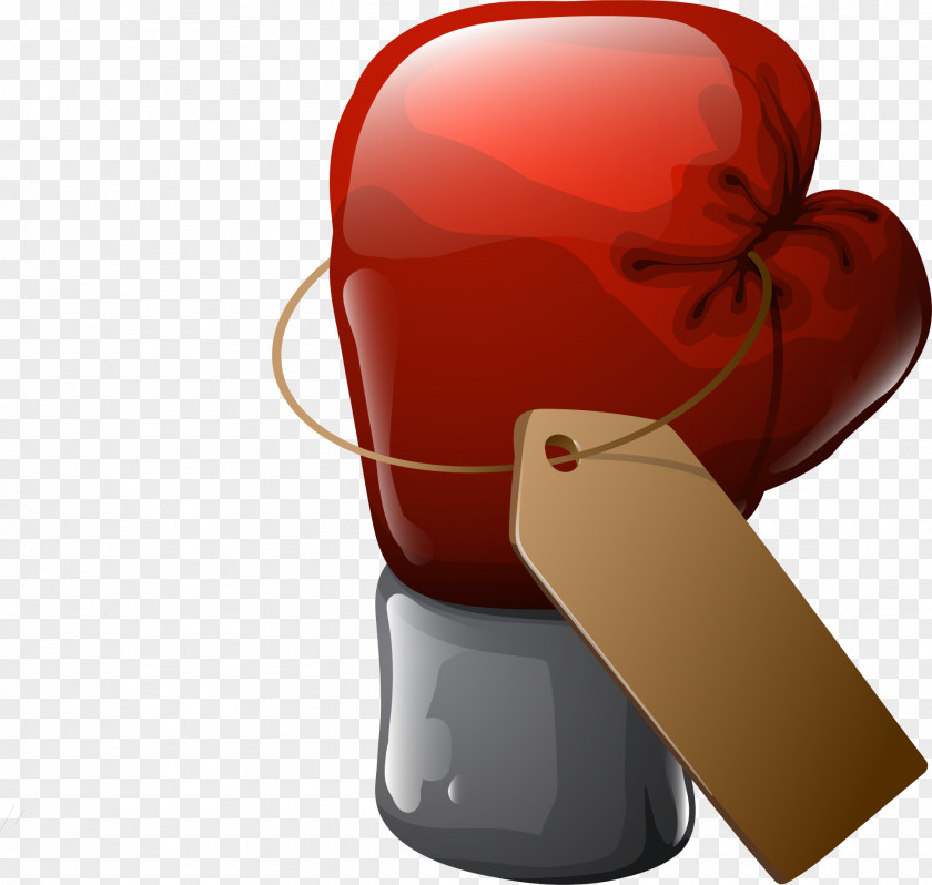 Vector Hand-painted Boxing Gloves Glove PNG