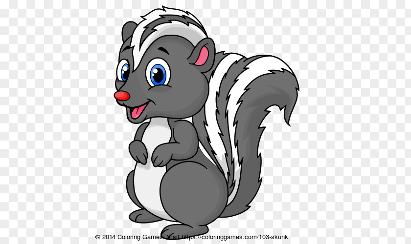 Cat Whiskers Skunk Coloring Book Puppy PNG
