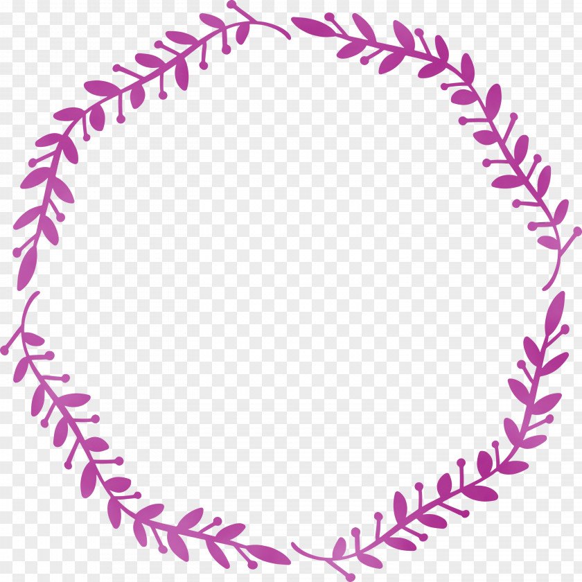 Pink Magenta Line Circle PNG