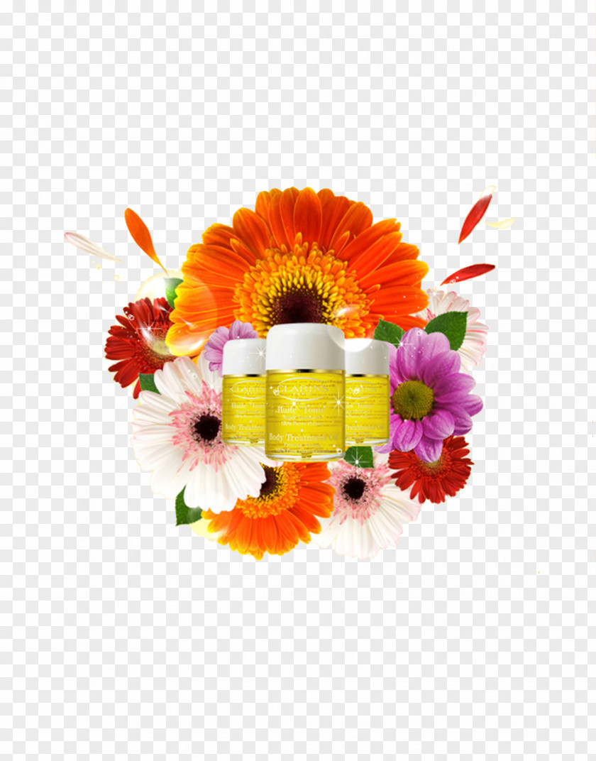 Romantic Chrysanthemum Poster Advertising PNG