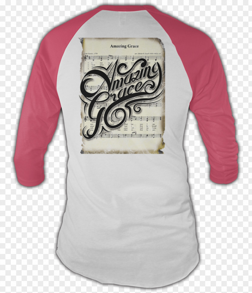 Amazing Grace Raglan Sleeve Long-sleeved T-shirt PNG