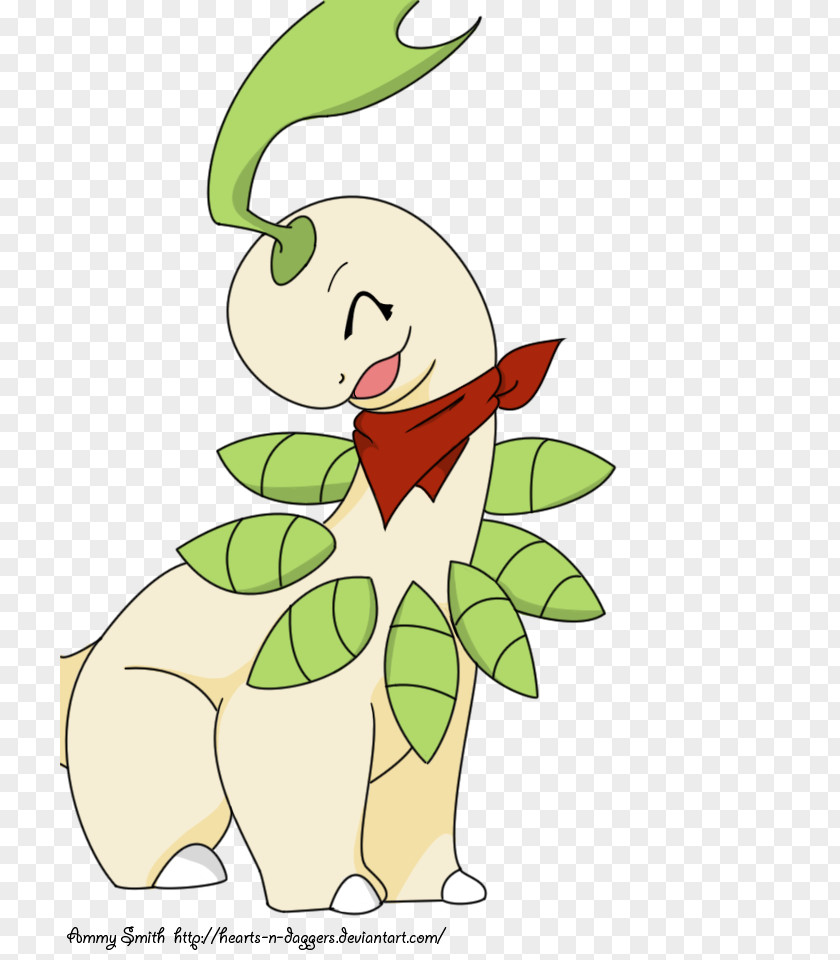 Bay Leaf Bayleef Pokémon Mystery Dungeon: Blue Rescue Team And Red Floral Design PNG