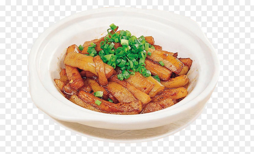 Fish-flavored Eggplant Pot Twice Cooked Pork Chinese Cuisine Fried With Chili Sauce Recipe PNG