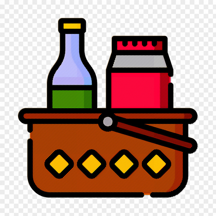 Holidays Icon Food Basket Supermarket PNG