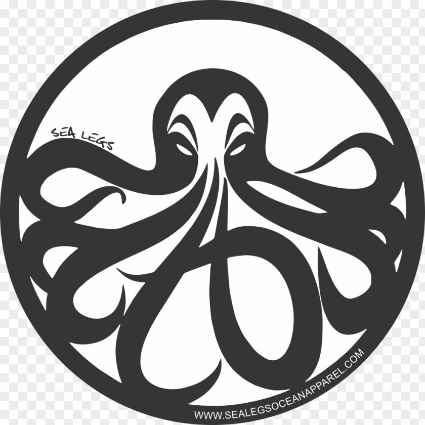 Mahi Octopus Logo Fishing Tournament Font PNG