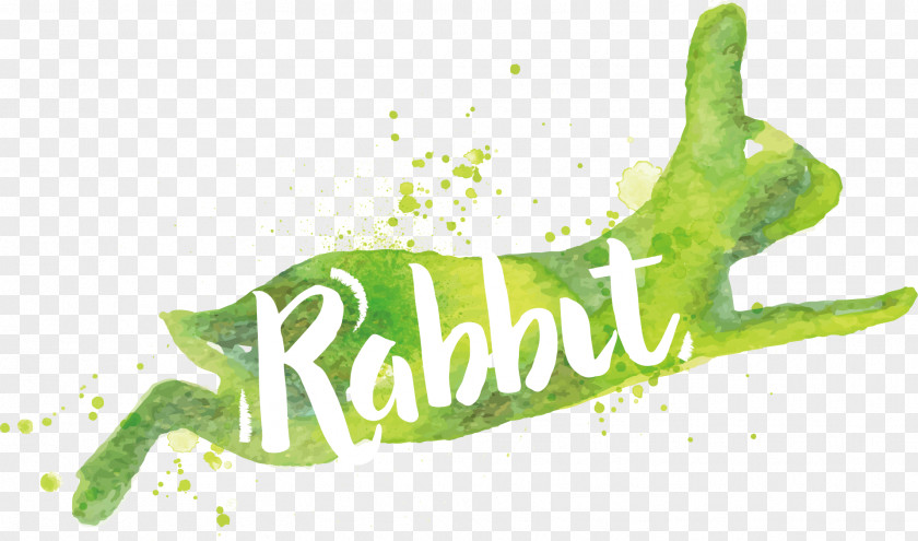 Vector Rabbit Logo Brand Organism Font PNG