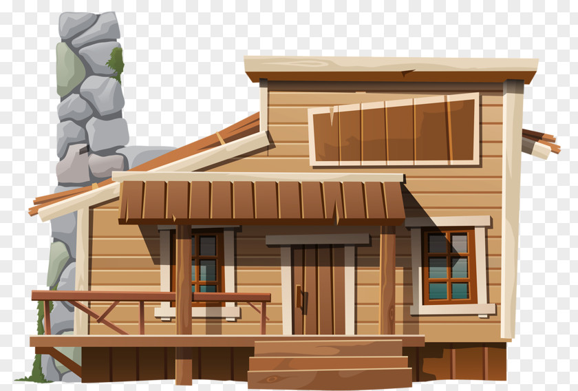 A Log Cabin House Royalty-free Illustration PNG
