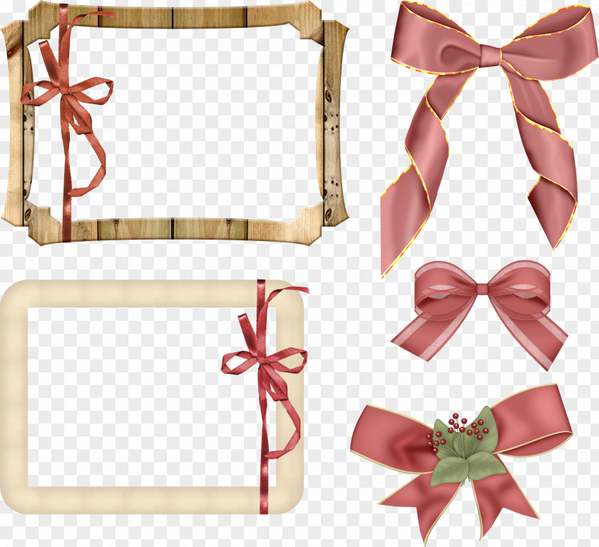 Bow Picture Frames Gift Vintage Clothing Clip Art PNG