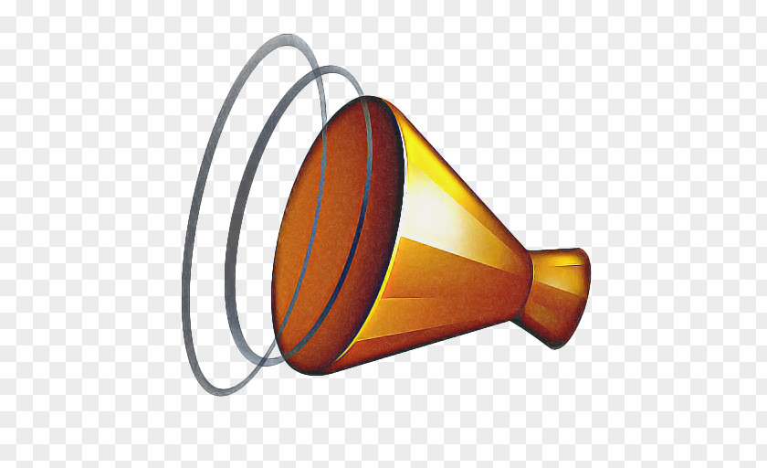 Cone Orange Microphone Cartoon PNG