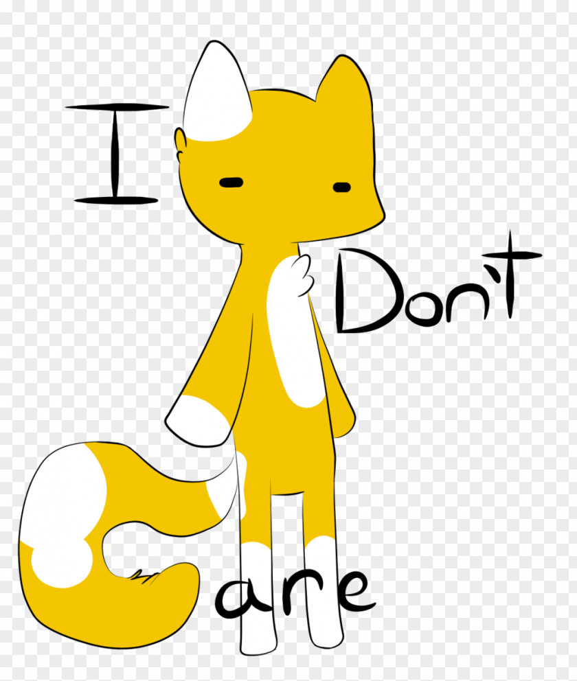 Dont Care Canidae Dog Line Art Cartoon Clip PNG