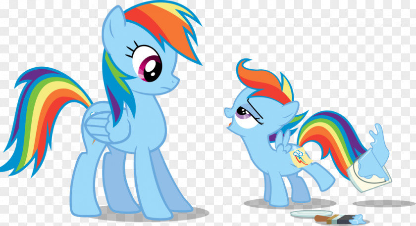Painting Pony Rainbow Dash Scootaloo PNG