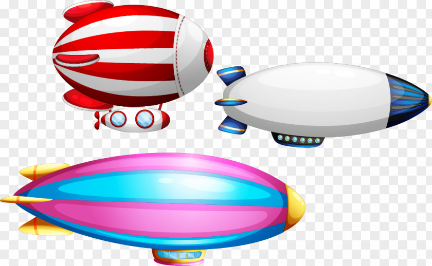 Rocket Vector Material Blimp Illustration PNG