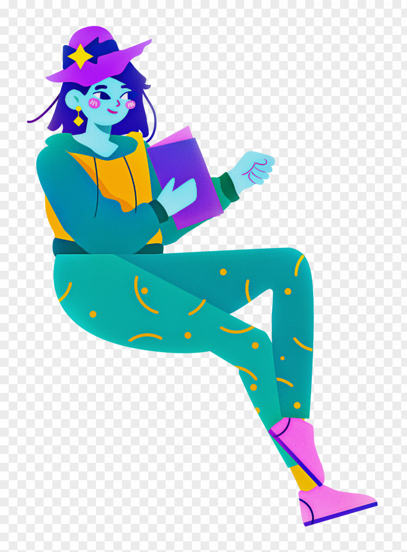 Sitting Girl Lady PNG