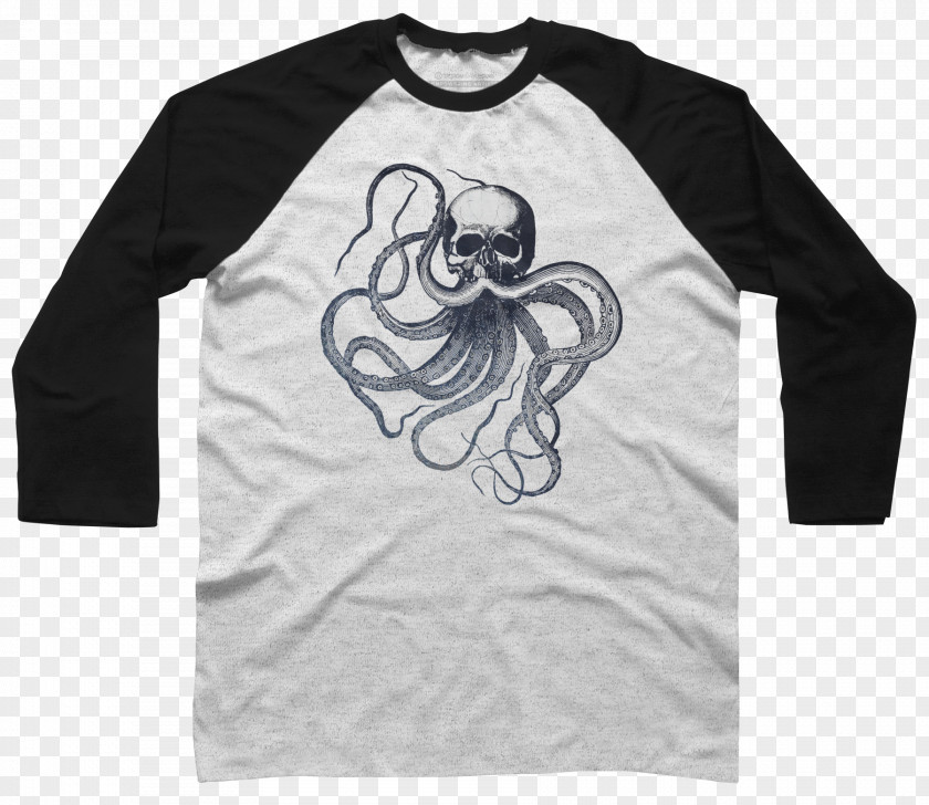 Birdcage By Octopus Artis Long-sleeved T-shirt Hoodie Raglan Sleeve PNG