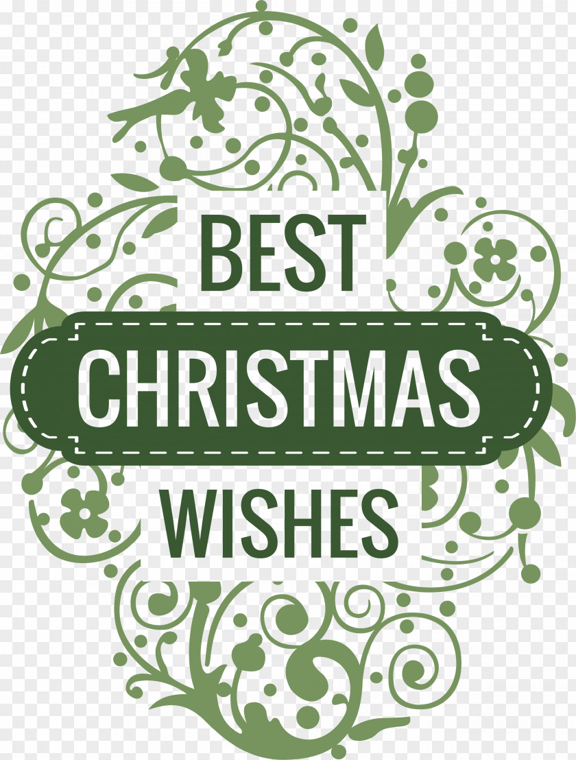 Christmas Pattern With WordArt Wish PNG