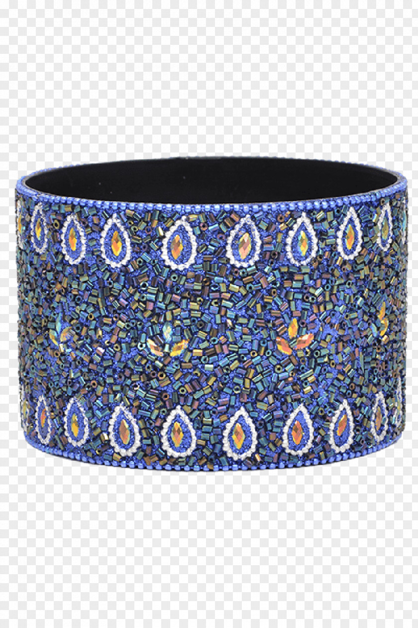 Purple Pineapple Cobalt Blue Bangle PNG