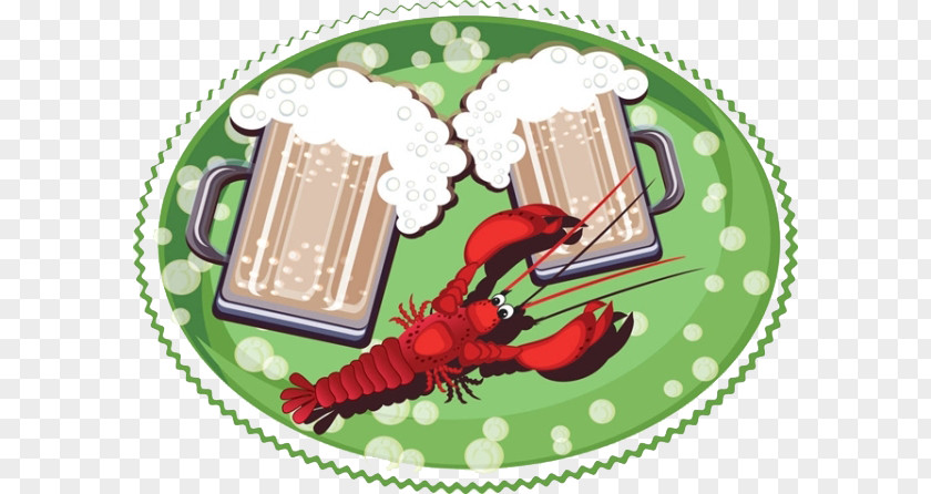 Beer Lobster Tail Crab Homarus Illustration PNG