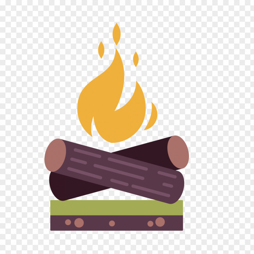 Firewood Campfire Flame Light PNG