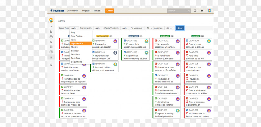 Kanban Board Game JIRA Excentia Plug-in PNG