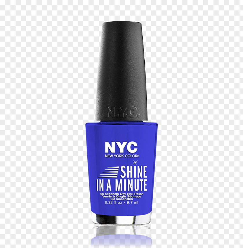 Multicolor Nail Polish Staggered New York City Cosmetics NYC Color In A Minute Quick Dry PNG