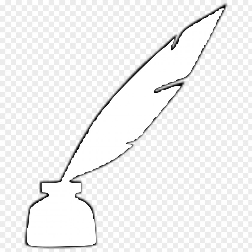 Quill Inkwell Feather PNG